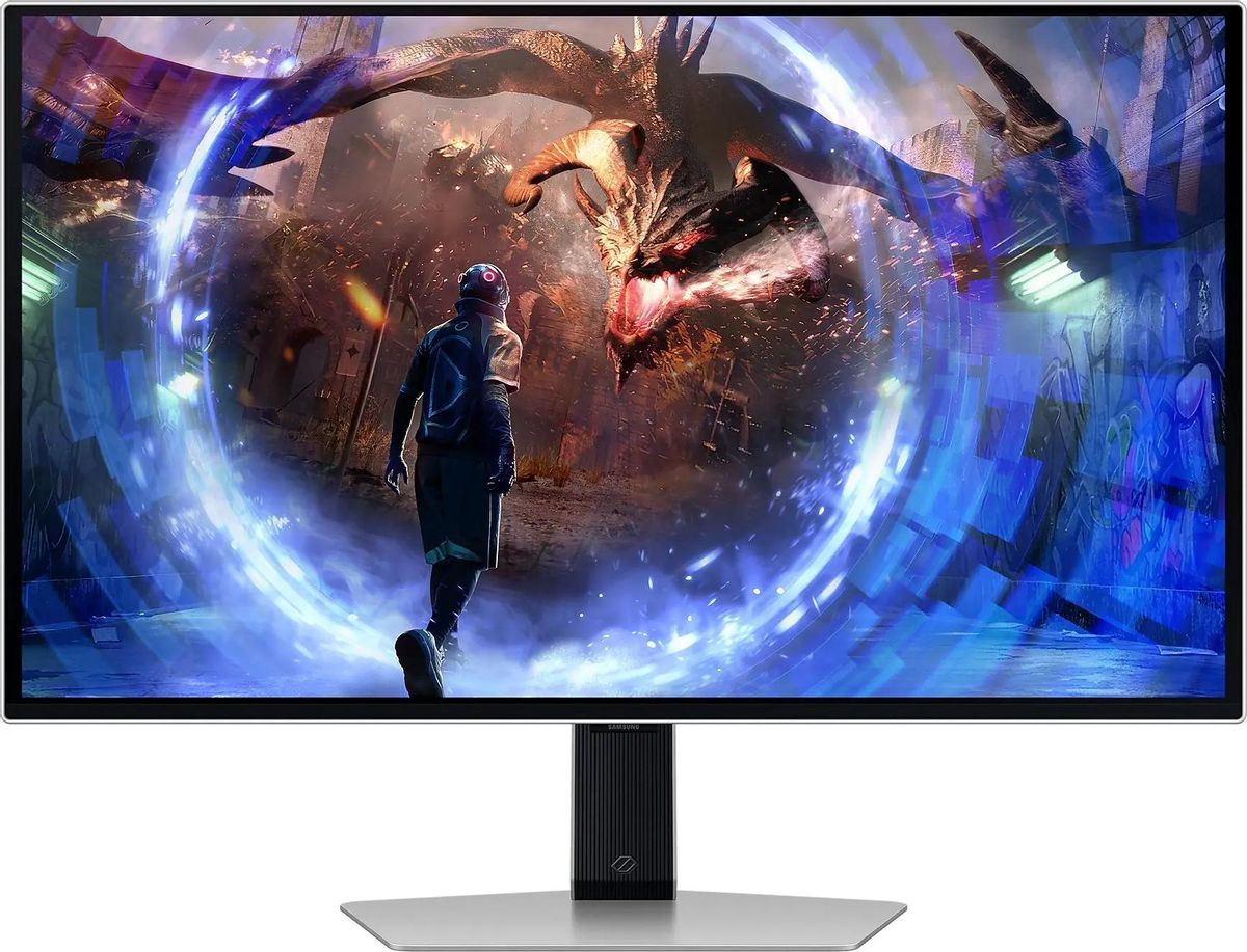 27" Монитор Samsung Odyssey G6 S27DG600SIXCI,  2560x1440,  OLED,  360Гц,  2хHDMI,  1хDP,  черный и серебристый [ls27dg600sixci]